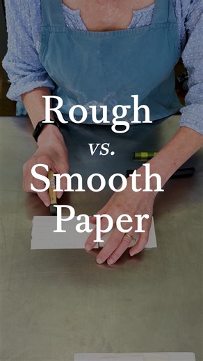 Harvard Art Museums on Instagram: "Paper choice has a major impact on the outcome of a drawing—just watch to see the difference between using rough and smooth paper with familiar drawing tools! In our exhibition “Sketch, Shade, Smudge: Drawing from Gray to Black,” you'll see examples of drawings using these four mediums—graphite, charcoal, chalk, and crayon—on many different types of paper. Note the papers favored by certain artists, and consider why they were drawn to smoother or rougher surfac