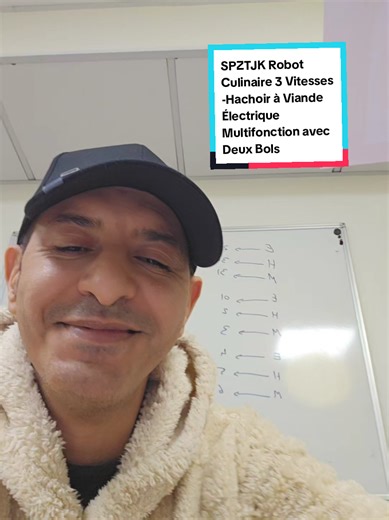 Réponse à @touatiakenouche SPZTJK Robot Culinaire 3 Vitesses -Hachoir à Viande Électrique Multifonction avec Deux Bols (Acier Inoxydable & Verre) et Lames - Idéal pour Hacher Légumes, Ail, Salade et Préparer Purées pour Bébé. #OffresDeLaSaintValentin #cuisine #ramadan #recette #viande