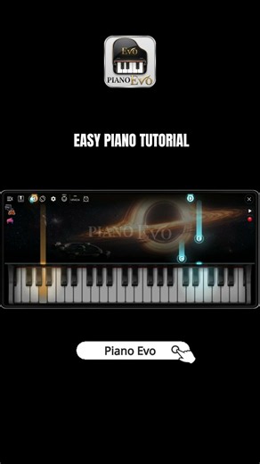 Piano Evo App - How to play Tutorial Interestellar (Hans Zimmer) on the Piano Evo App #piano