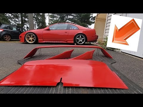 Nissan 300zx Complete Aero/ Body Kit Install