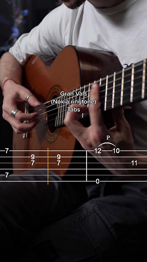 Gran Vals Tutorial #guitar #guitatutorial #guitatutorial #franciscotarrega #granvals #nokia #nokia3310 #nokiatune #fingerstyle #classicalguitar #guitartok #vals #fyp #foryou