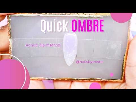 EASY Ombre Nails for Beginners 💅 Acrylic Dip Method | Quick & Flawless Blend Tutorial