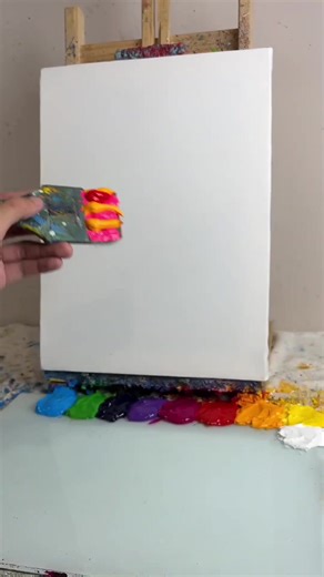 Beautiful Sunset Acrylic Painting | Step-by-Step Acrylic Tutorial for Beginners #187 - Credit: Acrylic Skills (Youtube)