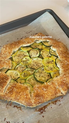 Summer Squash Galette Recipe with Parmigiano Reggiano