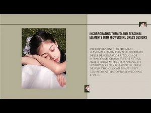 Choose the perfect Flower Girl Dress