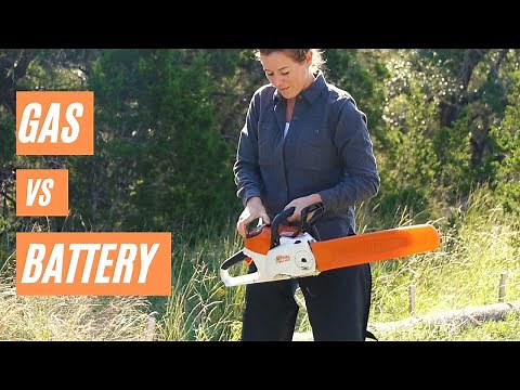Gas vs Battery Chainsaw
