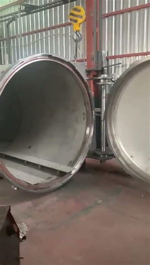 Otoklav Kapak Kilit Sistemi - Autoclave Cover Lock System #machine #üretim #autoclave #recycling