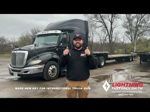 New Key Made for 2008 International Truck | Lightning Fast Locksmith Cincinnati