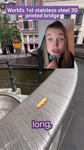 World's 1st stainless steel printed bridge