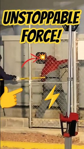 The Ultimate Security Test! 😲 How the High-Power Safety Hook Works! 🛠️ #electrician #engineering