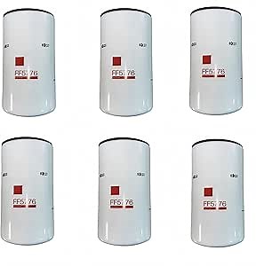 6/PACK FF5776 Fuel Filter for Cummins ISX ISX15 11.9L 15L 16L Engine