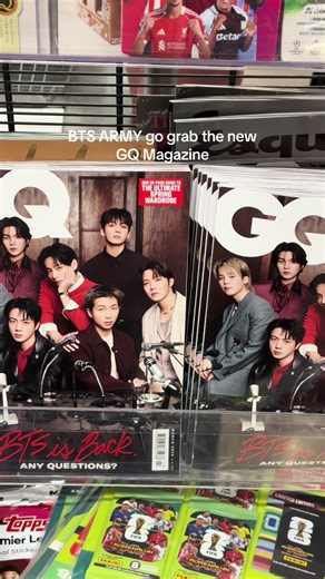 BTS Army run to your local supermarket to get the new BTS GQ MAGAZINE😭❤️ @GQ @BTS BTS IS BACK🫶🏻 #btsarmy #btsxarmy #bts_official_bighit #btsisback #bangtan