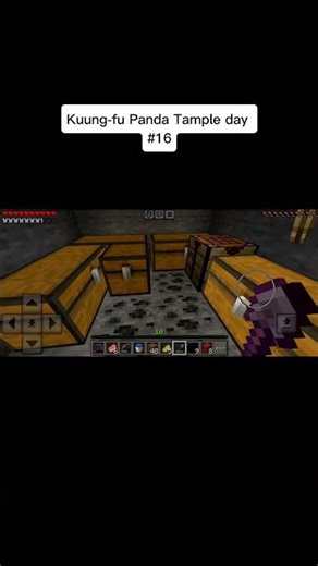 Kuung-fu Panda Tample day #16 in Minecraft survival