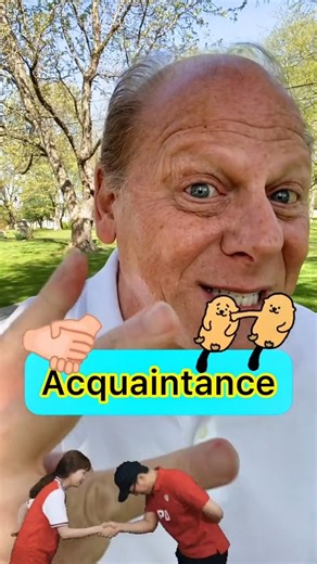 Paul Gruber on Instagram: "How do you say acquaintance? #acquaintance #speaklikeanative #americanenglish #pronunciation"