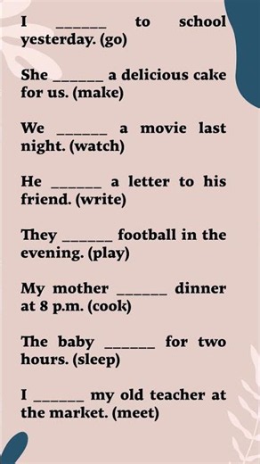 Past Indefinite Tense Quiz | Fill in the Blanks | Simple Past Tense Practice | English Grammar
