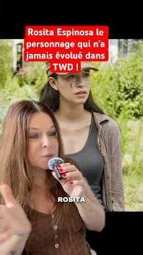 Aucune évolution dans la série TWD pour Rosita ! #twd #rositaespinosa #evolutiontwd #personnagetwd