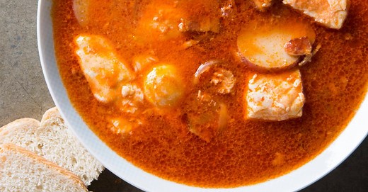 How To Make Eastern North Carolina Fish Stew: Bryan Roof & Bridget Lancaster show you the key steps to making this regional stew. 🍅 https://cooks.io/385tPGg | Cook's Country