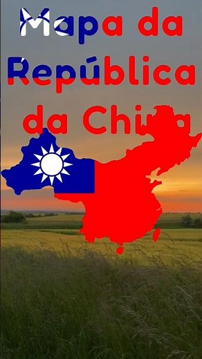 Mapa da República da China #china #taiwan #asia #asian #chinahistory