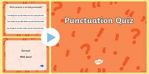 Year 6 SPaG PowerPoint Quiz 1