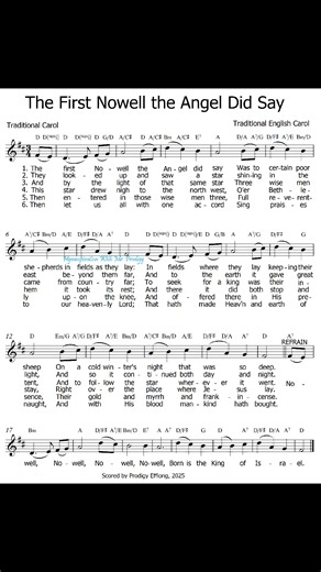 The First Nowell 🎵 #music | Hymnspiration With Mr. Prodigy