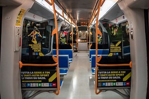 Due nuove campagne DAZN con Bruno Pizzul e la Linea 5 della Metro a Milano