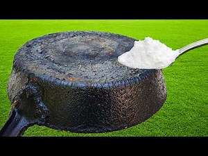 How to Polish and Clean an Old Burnt Pan - The Fastest and Easiest Way!