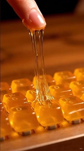 Satisfying Sticky Keyboard ASMR