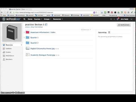 schoology How to sign up students
