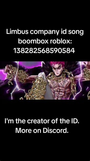 Limbus company id song boombox roblox #roblox #song #boombox #роблокс #music #limbuscompany