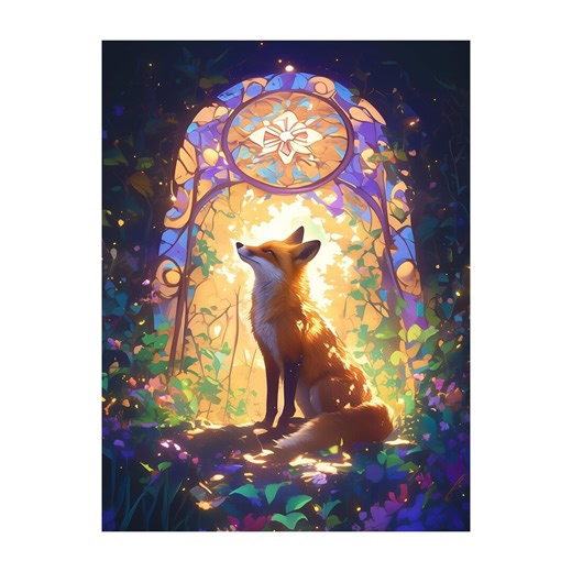 Fox 5D DIY Full Diamond Painting Kit for Home Wall Decoration - Etsy