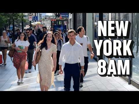 They’re Not Angry. It’s Just Manhattan Before 9AM | NYC 4K Walk