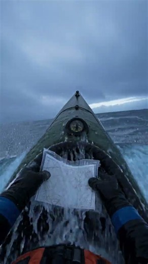 Watch This Intense Open Ocean Kayak Ride Through Swells and Fog! #Kayaking #Ocean