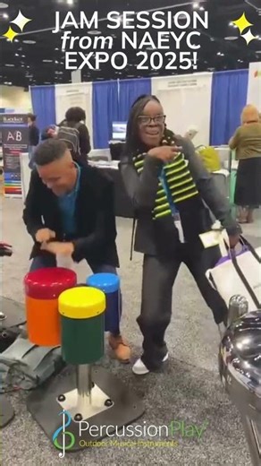 Impromptu Jam at NAEYC Expo! | Percussion Play Outdoor Instruments