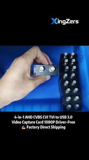 4-in-1 AHD CVBS CVI TVI to USB 3.0 Video Capture Card 1080P | XingZers XZSCC-A2U-4IN1 #capturecard