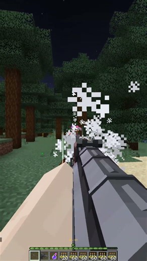 Minecraft but it's a ZOMBIE SURVIVAL MOD #minecraft #shorts