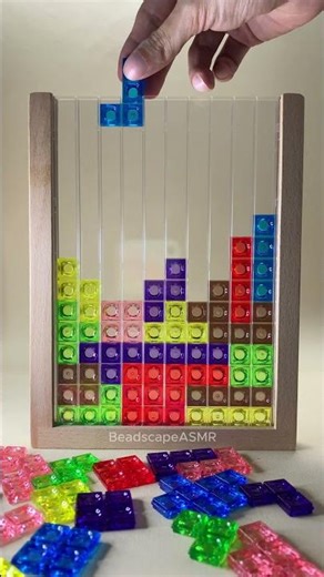 Relaxing Tetris ASMR, Oddly Satisfying #asmr #satisfying #asmrsounds