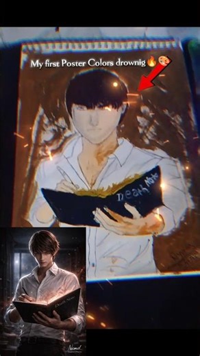 “Deadly Anime Notebook Drawing 😈 | #art #anime #shorts