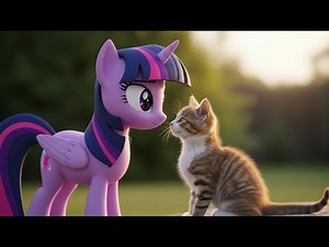 ✨ A Real Cat Meets Twilight Sparkle in the Real World | My Little Pony Realistic