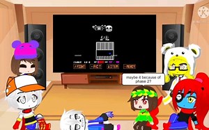 Undertale react to SANS FIGHT PHASE 2