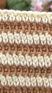 Satisfying 2-color stitches for a cozy day 🧶✨ #crochet #knitting #crochetlove #amigurumi #christmasgifts | Crochet