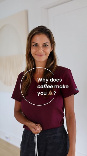 Why does coffee make you poop? 💩 👉🏼Both caffeinated and decaffeinated coffee can cause you to go to the bathroom. So we know it’s not from the caffeine. 📌Coffee stimulates the release of a chemical in our bodies called gastrin, which is responsible for peristalsis, or the contraction of muscles in our intestine that causes us to go to the bathroom. 👉🏼Is it bad for you to drink coffee in the morning to make yourself go? 👉🏼The answer to that is no, but you shouldn’t rely on drinking coffee