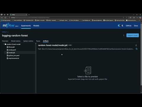 17. MLflow models. The sklearn flavor.