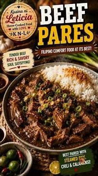 Beef Pares Recipe | Tender Filipino Beef in Rich Sweet-Savory Sauce