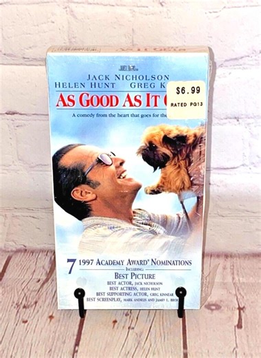 As Good as It Gets VHS by Tristar 1998 | Rated PG-13 - Etsy Australia
