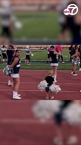 143K views · 6.6K reactions | A 2-year-old boy in Texas is going viral for his impressive cheerleading moves! Liam was captured on video cheering on the sidelines of a football game alongside his older sister Amaya. 露‍♂️朗 | ABC7 | Facebook