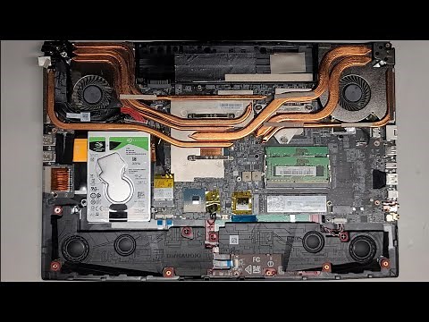 MSI GE75 Raider Disassembly RAM SSD Hard Drive Battery Replacement DC Jack Charge Port Repair