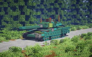 【Minecraft】T-14 "Armata" 建筑教程 (1.5:1)