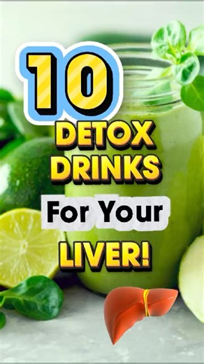 “⚡ 10 Powerful Drinks to Instantly Detox Your Liver! 🥤✨”