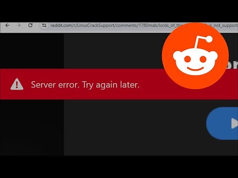 Reddit - Server Error - Try Again Later - Fix