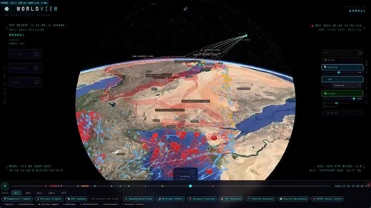 God’s eye view replay 24 giờ của Chiến dịch Epic Fury 👁️ Mình vừa xem được một bài chia sẻ khá thú vị, về 1 project được xây dựng dựa trên WorldView. Đây là một bản replay 24 giờ kiểu “God’s eye view” (Hiểu đơn giản là nhìn từ trên cao) về Chiến dịch Epic Fury vừa rồi mà Mỹ tiến hành. Khi các đợt tấn công vào Iran bắt đầu, tác giả đã thả một nhóm tác nhân AI chạy song song để quét và ghi lại mọi tín hiệu OSINT (tình báo nguồn mở - dữ liệu công khai) mà có thể tìm được trước khi các cache/log tạ